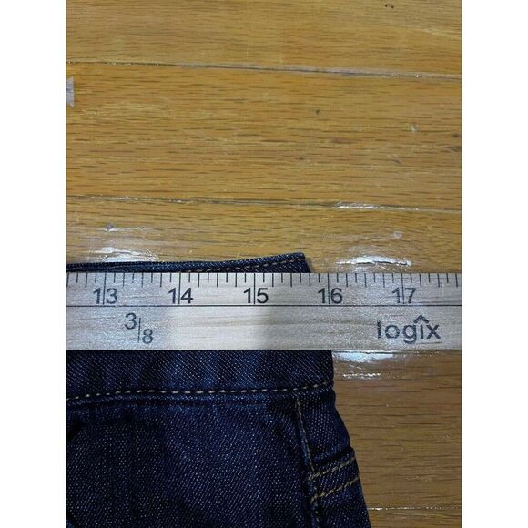 Tommy Hilfiger Jeans Womens Size 6 Mid Rise Straight Denim Unhemmed Y2K - Picture 5 of 7